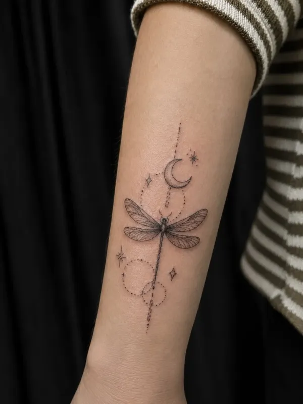 Fine line ornamental