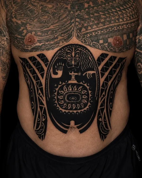 Ornamental back piece