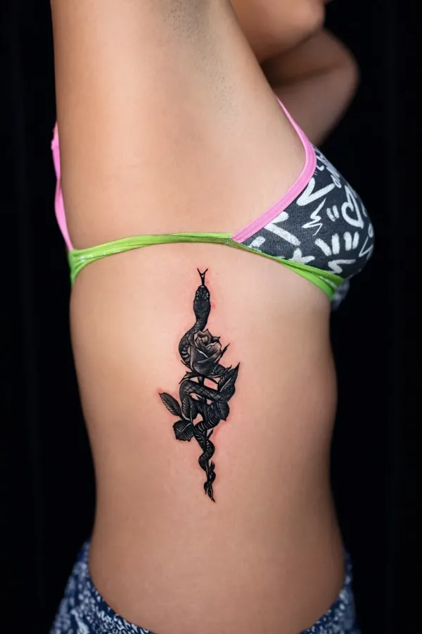 Blackwork Figure